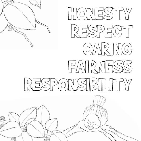 Coloring Pages- resources that teach kids good traits- by Colleen Doyle Bryant